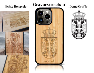 INDIVIDUELL iPhone 13 Pro Max Bambus-Kunststoff